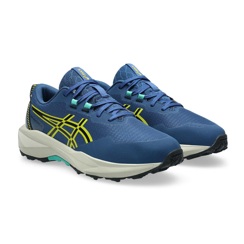 ASICS Junior PRE VENTURE 11 Running Shoes - Twilight Blue/Cacti