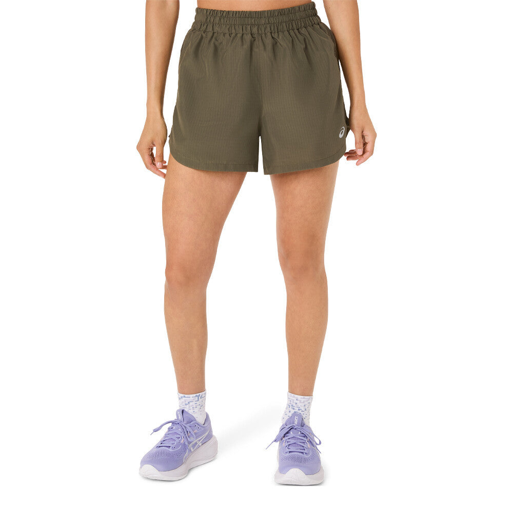ASICS Nagino 4 Inch Run Women's Running Shorts - Dark Olive