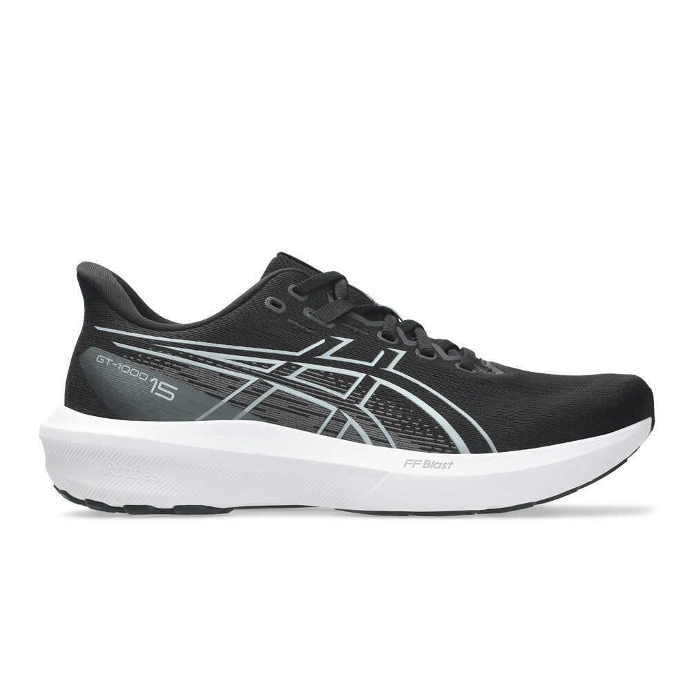 ASICS GT-1000 15 Men's Running Shoes - Black/White