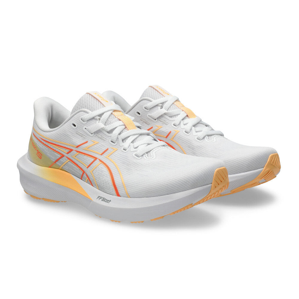 ASICS GT-1000 15 Women's Running Shoes - White/Vivid Coral