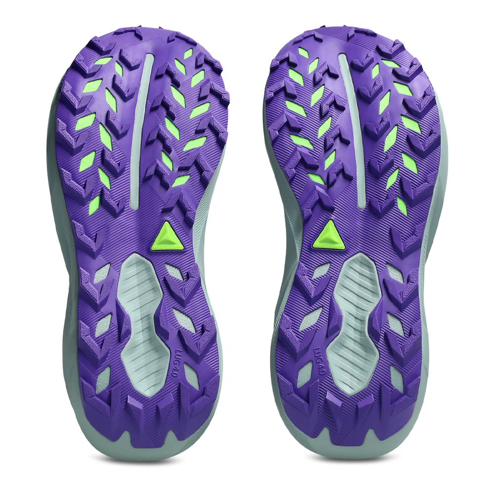 ASICS Trabuco 14 Women's Trail Running Shoes - Foggy Teal/Radiant Amythest