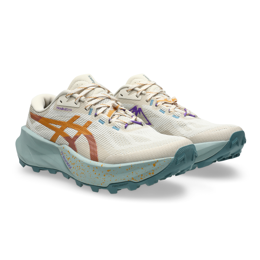 ASICS Trabuco 14 Women's Trail Running Shoes - Oatmeal/Sandstorm