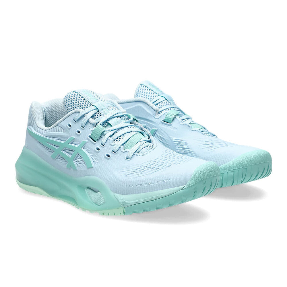 ASICS Gel-Resolution X Women's Tennis Shoes - Light Blue/Oasis Green