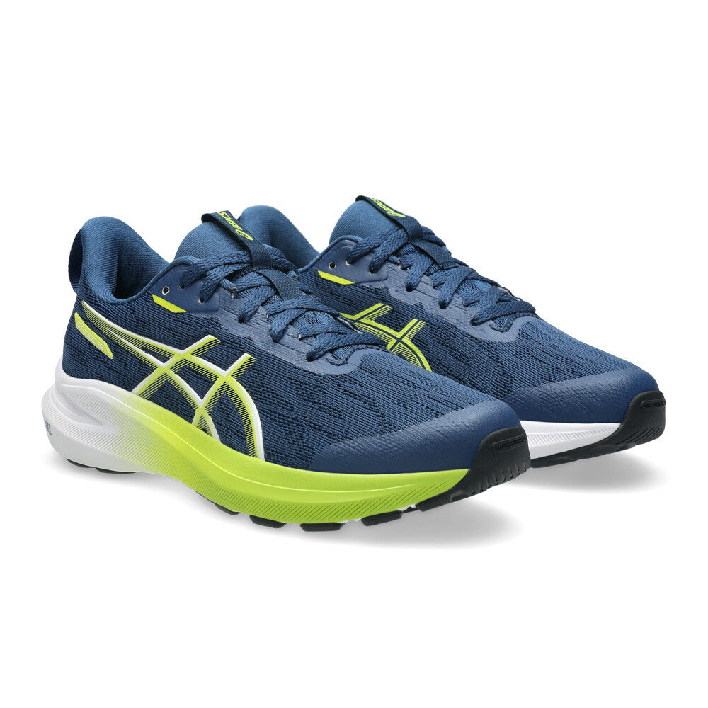 ASICS Junior GT-1000 14 Running Shoes - Independence Blue/Neon Lime (ASI16735)