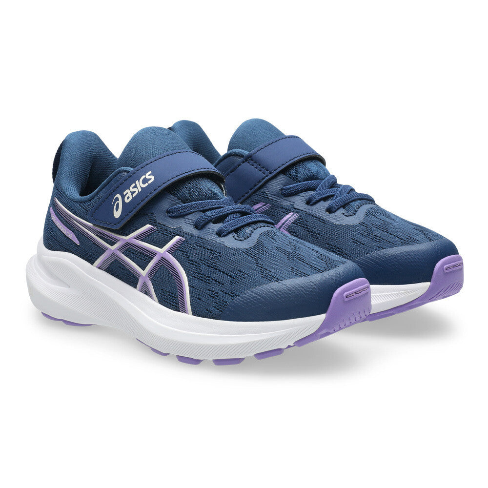 ASICS Junior GT-1000 14 Running Shoes - Independence Blue/Faded Plum