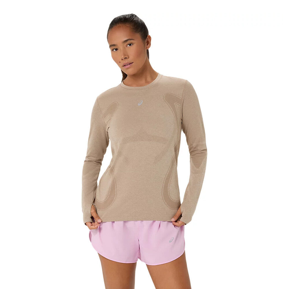 ASICS Road Seamless Women's Running T-Shirt - Greige