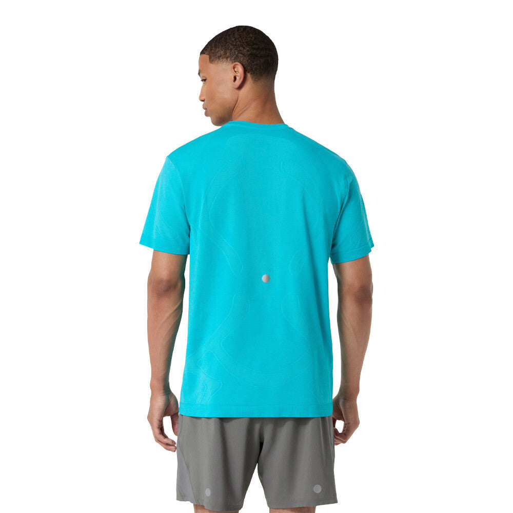 ASICS Road Seamless Men's Running Shirt - Energy Aqua