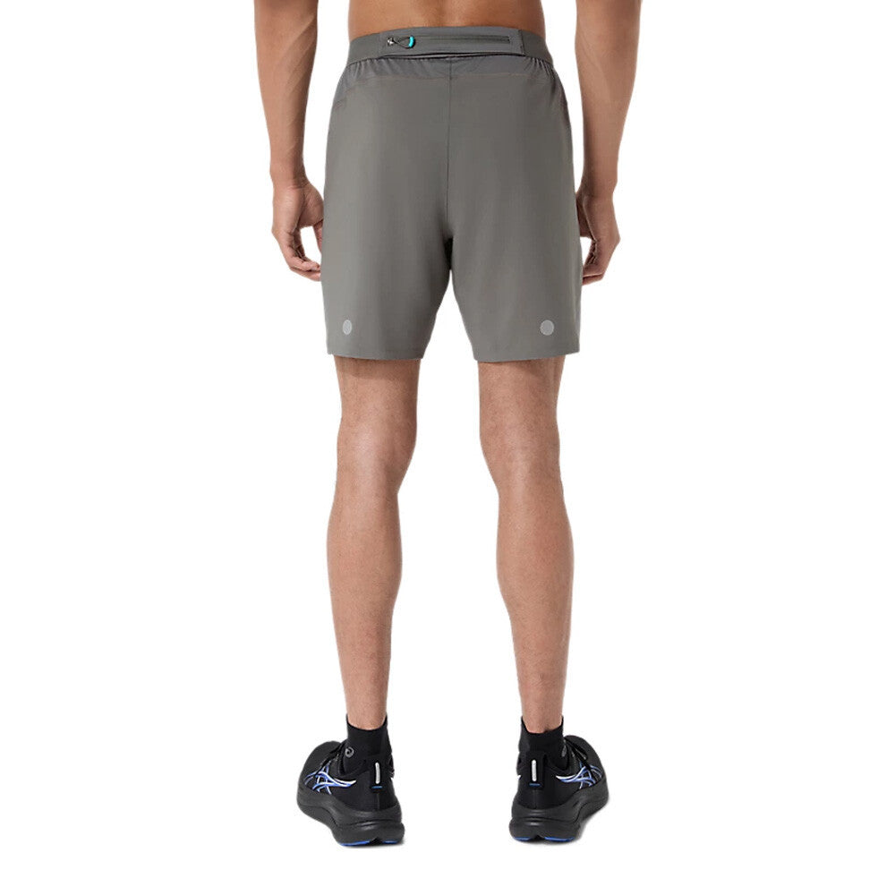 ASICS Road 7 Inch Men's Running Shorts - Truffle Grey