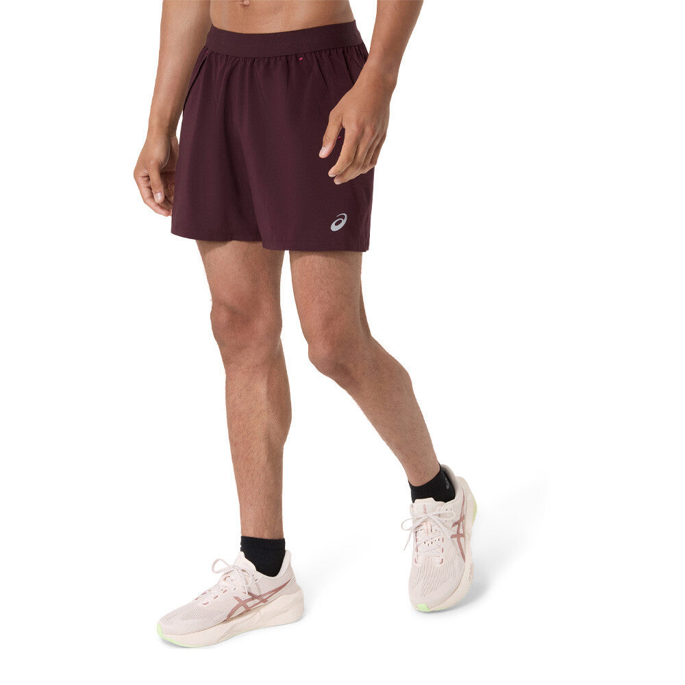 ASICS Road 5 Inch Men's Running Shorts - Dark Currant