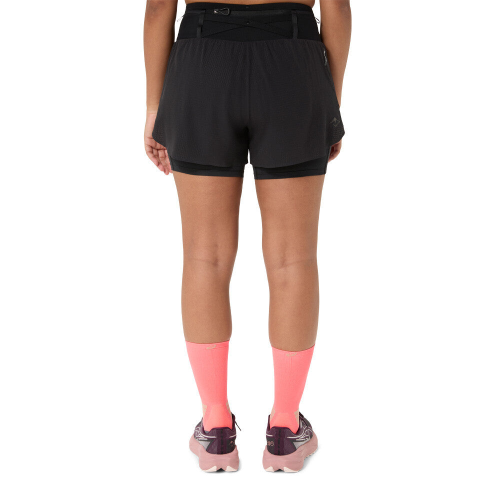 ASICS Fujitrail Elite Women's Running Shorts - Performance Black