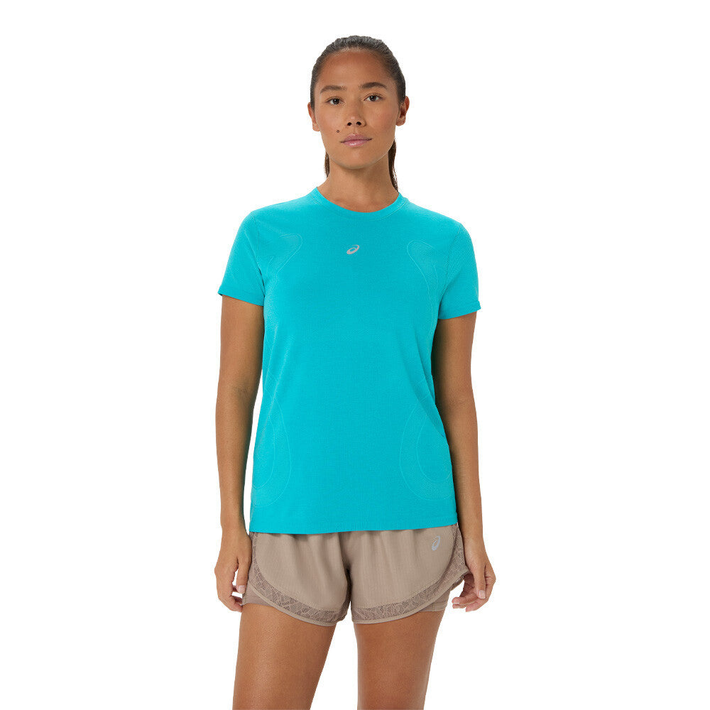 ASICS Road Seamless Women's Running T-Shirt - Energy Aqua