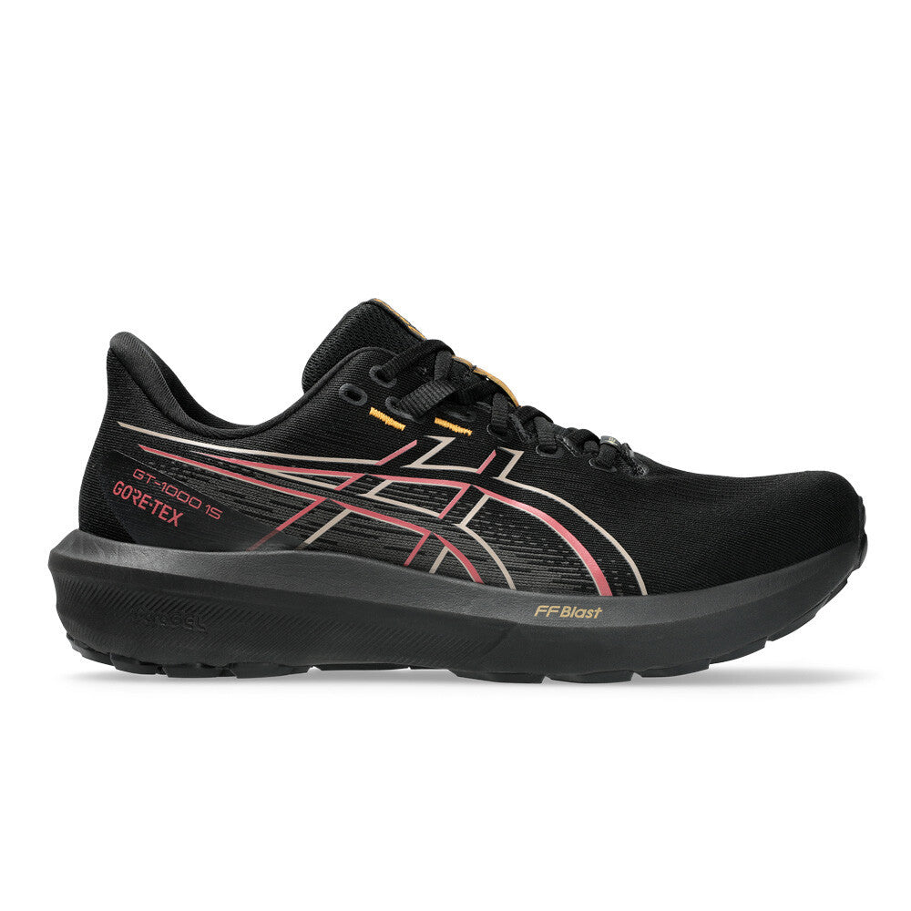 ASICS GT-1000 15 GORE-TEX Men's Running Shoes - Black/Graphite Grey