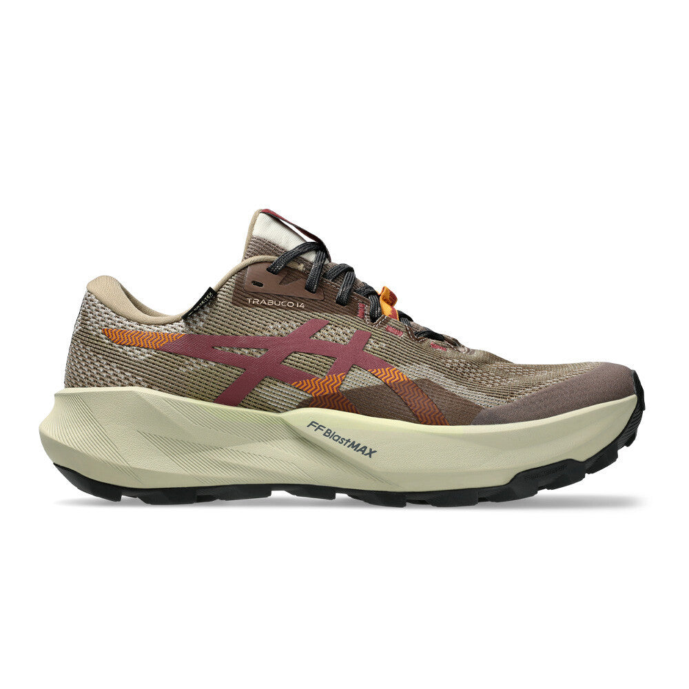 ASICS Trabuco 14 GORE-TEX Men's Trail Running Shoes - Taupe Grey/Oatmeal
