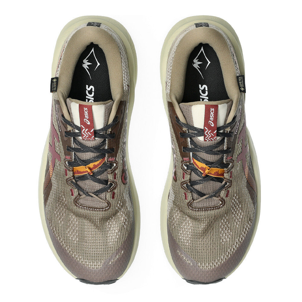 ASICS Trabuco 14 GORE-TEX Men's Trail Running Shoes - Taupe Grey/Oatmeal