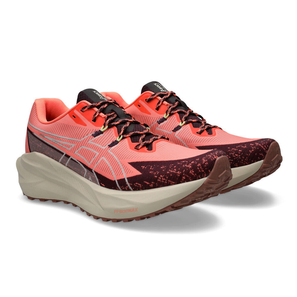 ASICS Blazeblast Men's Trail Running Shoes - Sun Coral/Dark Aubergine