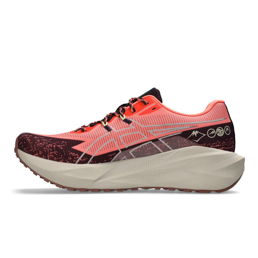 ASICS Blazeblast Men's Trail Running Shoes - Sun Coral/Dark Aubergine