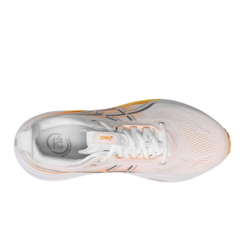 ASICS Gel-Kayano 33 Men's Running Shoes – White/Stadium Orange