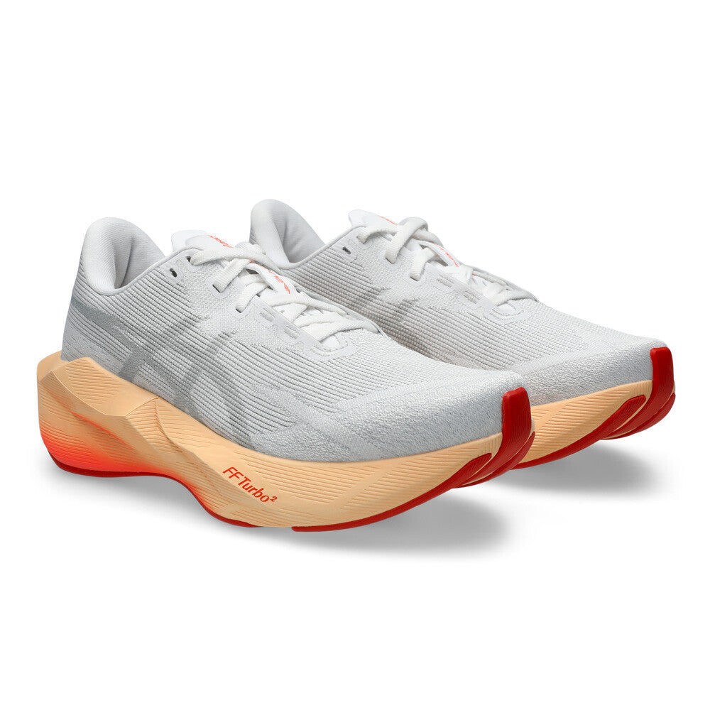 ASICS Novablast 6 Women's Running Shoes - White/Vivid Coral
