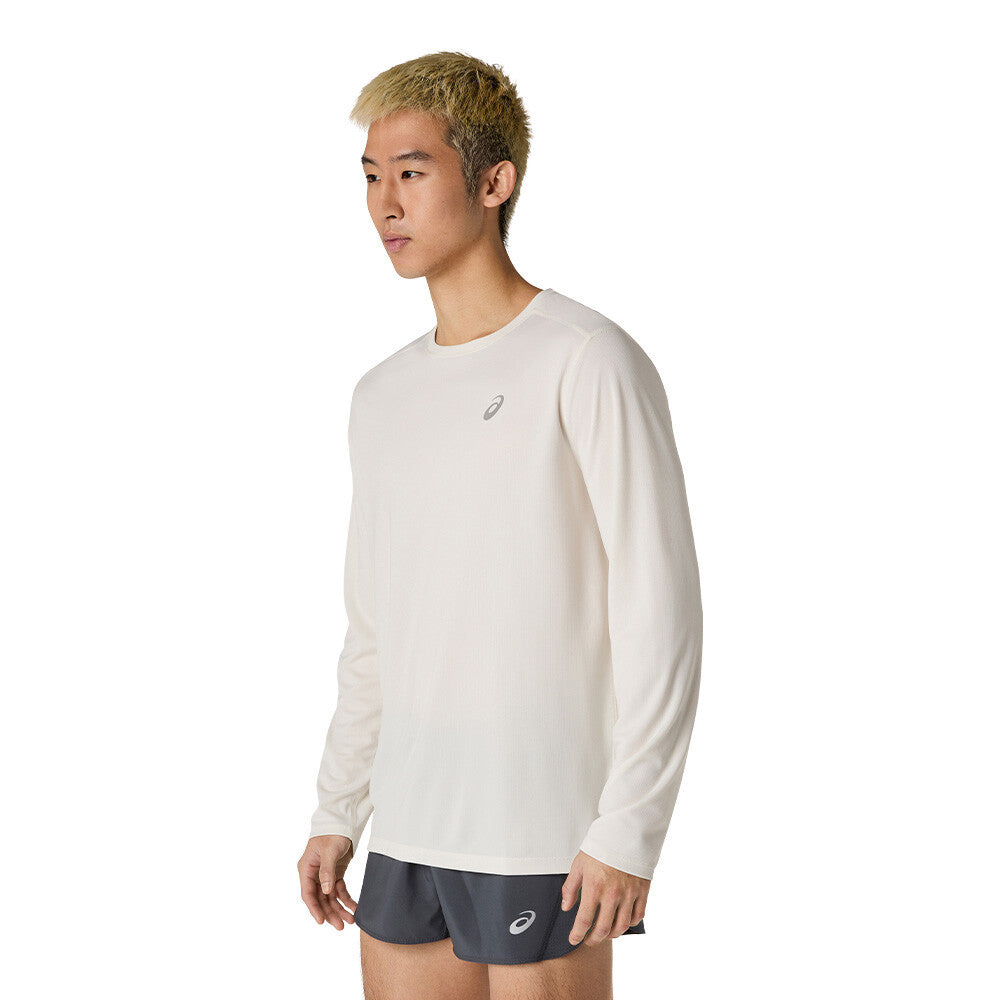 ASICS Core Long Sleeve Men's Running Top - Cream