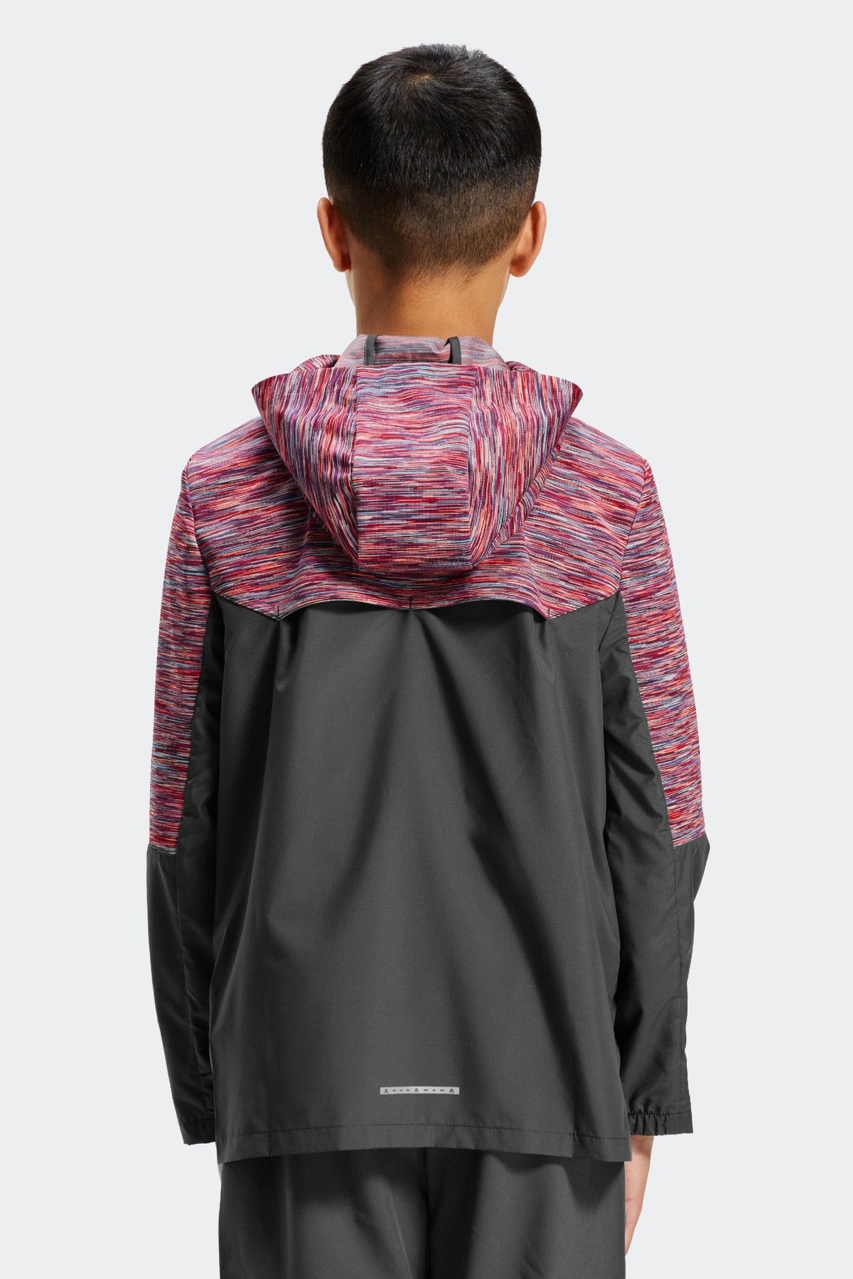 Montirex Junior Trail Windbreaker - Grey/Blue/Red