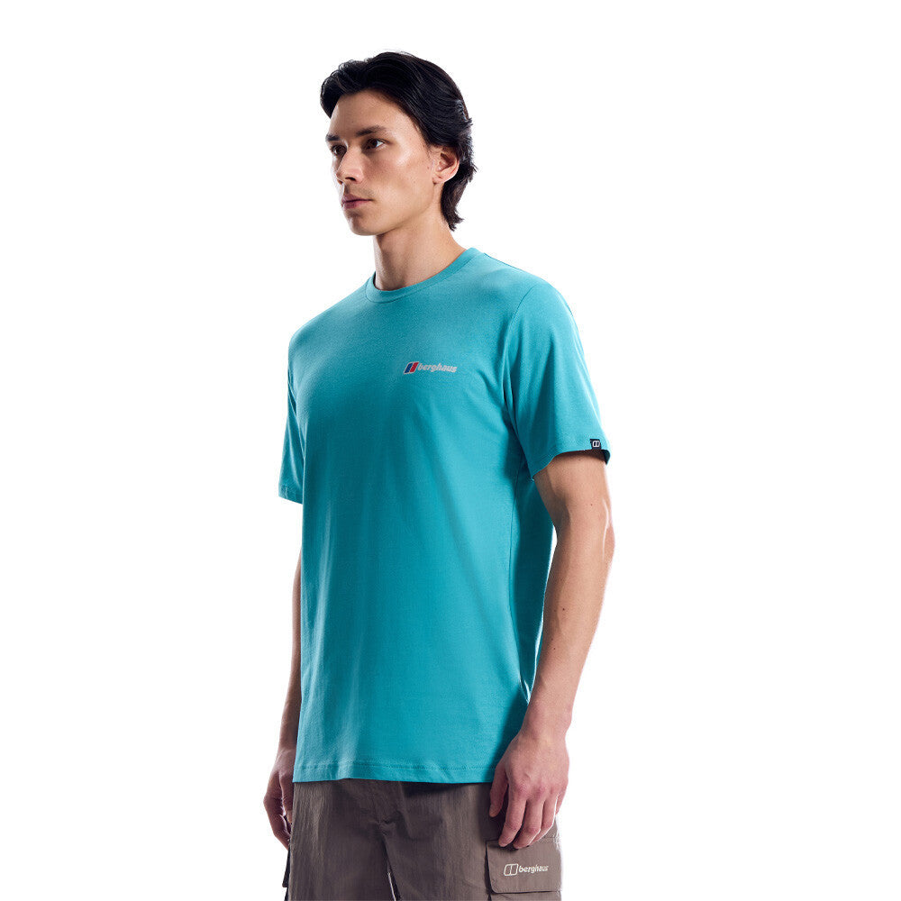Berghaus Front and Back Men's T-Shirt - Light Blue