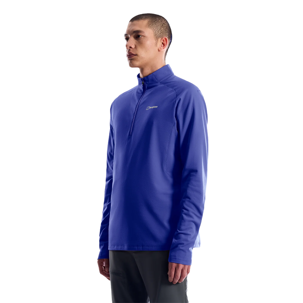 Berghaus Theralite Half Zip Men's Tech Top - Bottle Blue