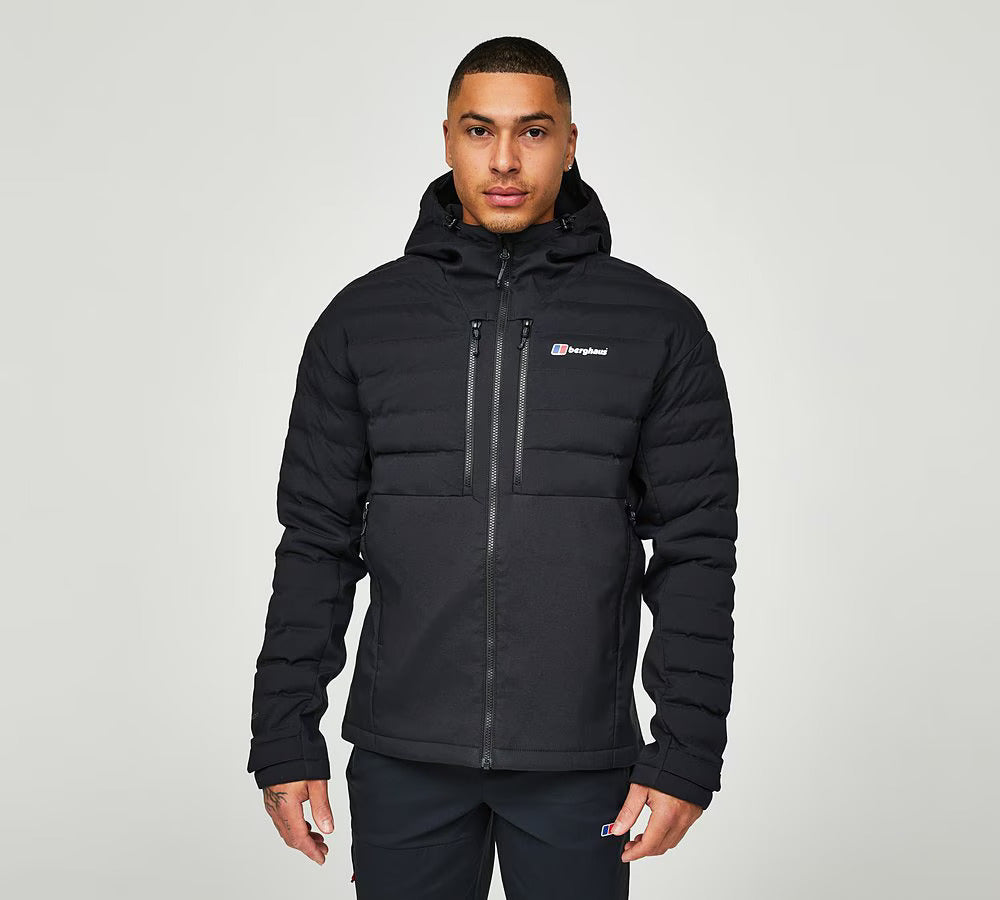 BERGHAUS THERAN HYBRID JACKET - BLACK