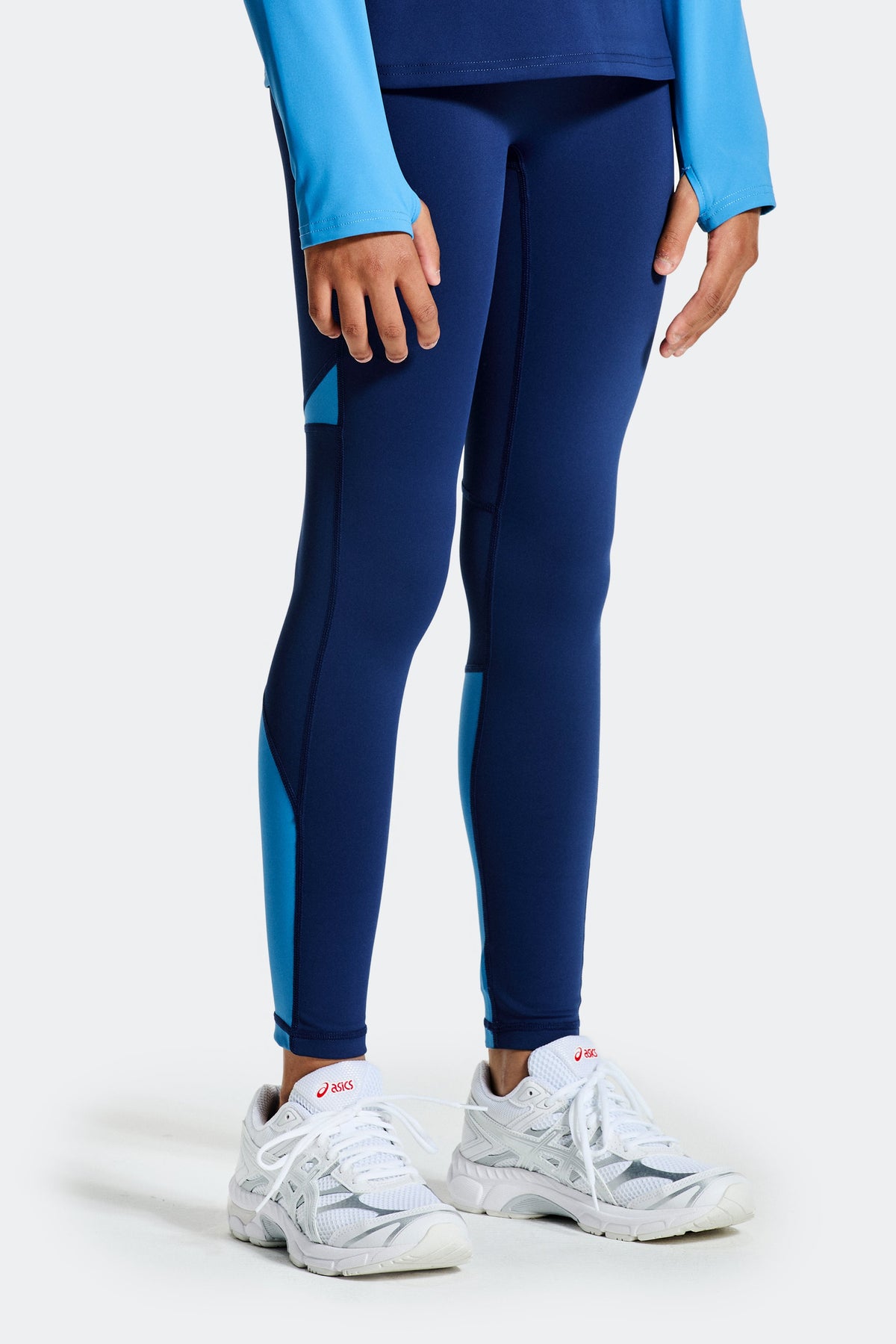 Montirex Girls' Dash Legging - Agency Denim Blue