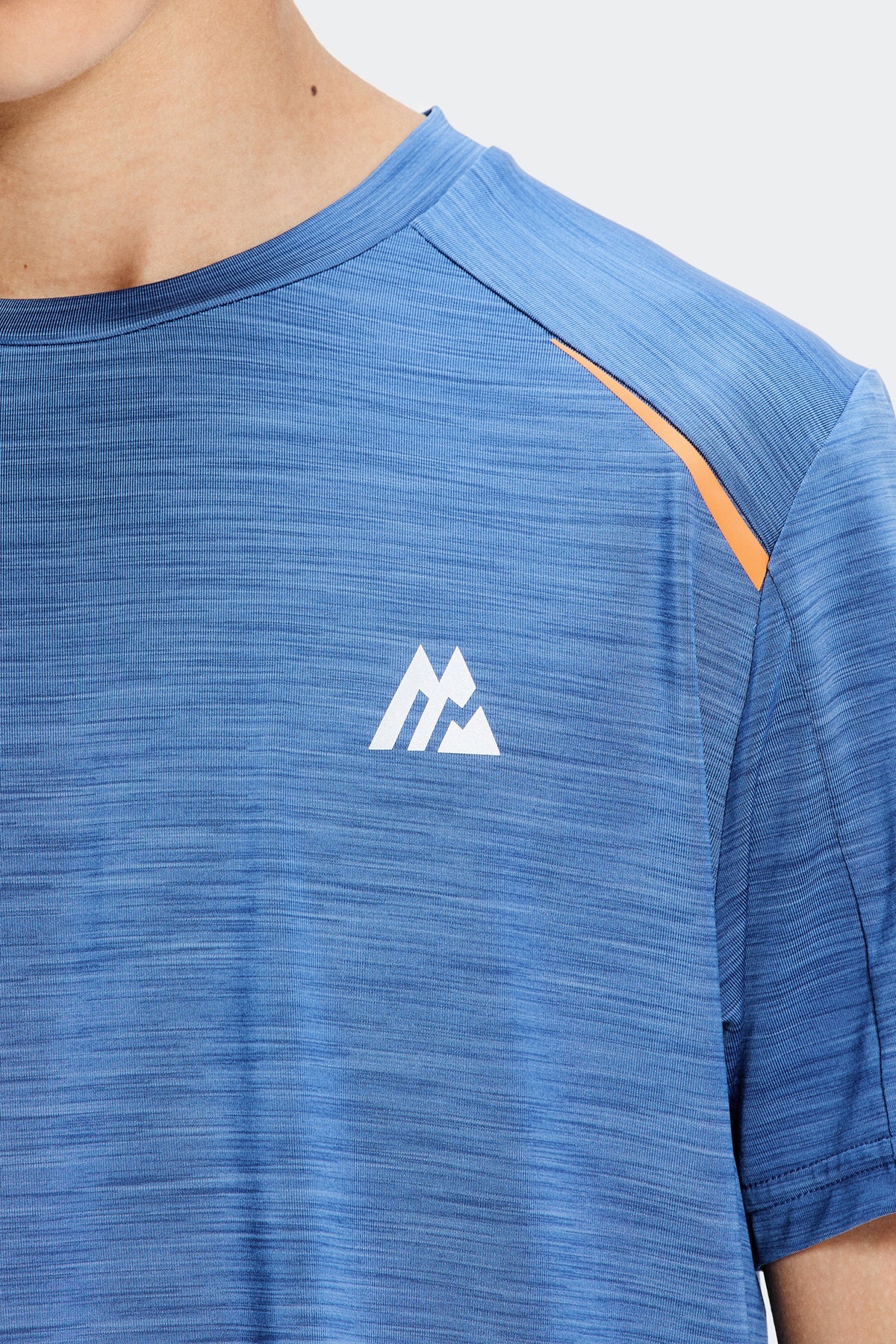 Montirex Junior Ignite T-Shirt - Charcoal Blue Tangerine Glow