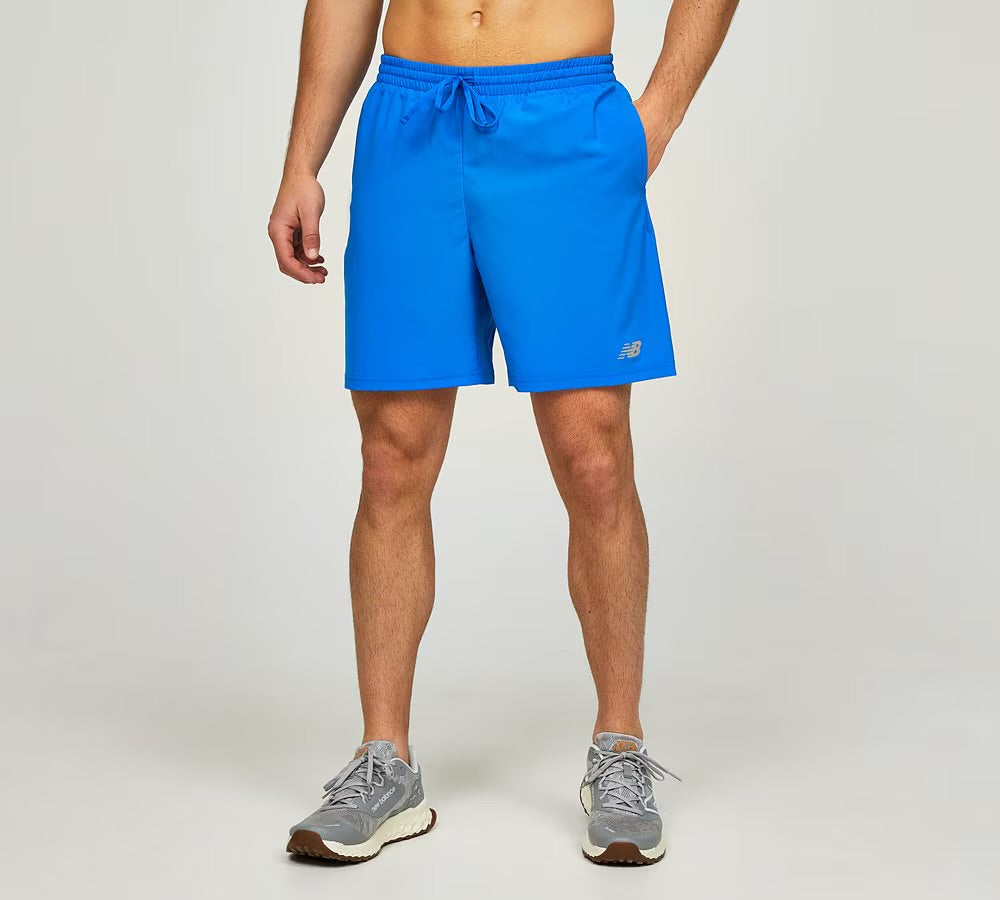 NEW BALANCE RUN SHORTS - BRIGHT BLUE