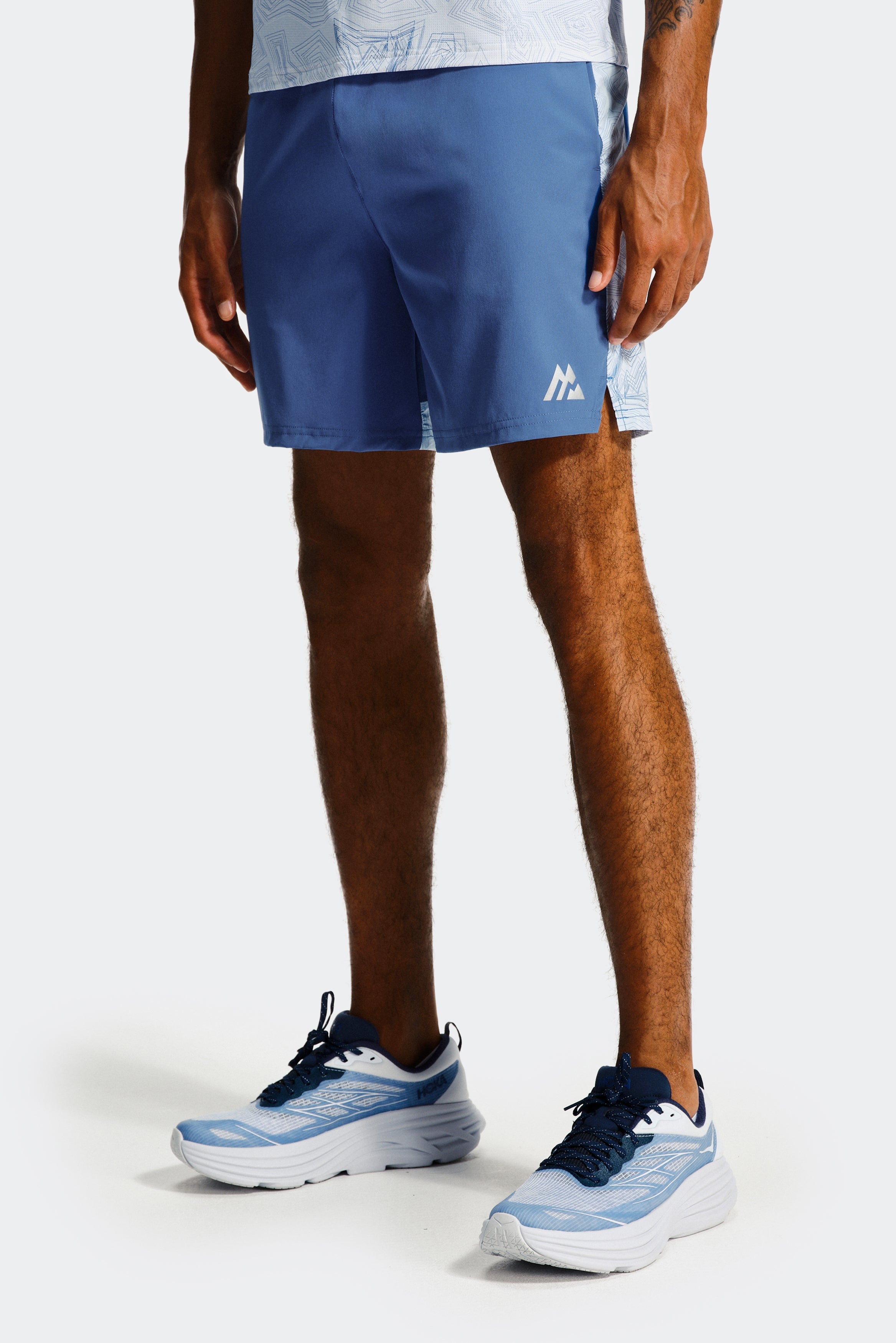 Montirex Geo M Print Short Blue, Mist