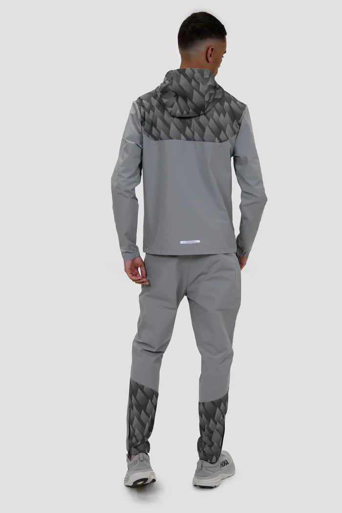 MONTIREX CHARGE PRINT TRACKSUIT - PLATINUM GREY/JET GREY