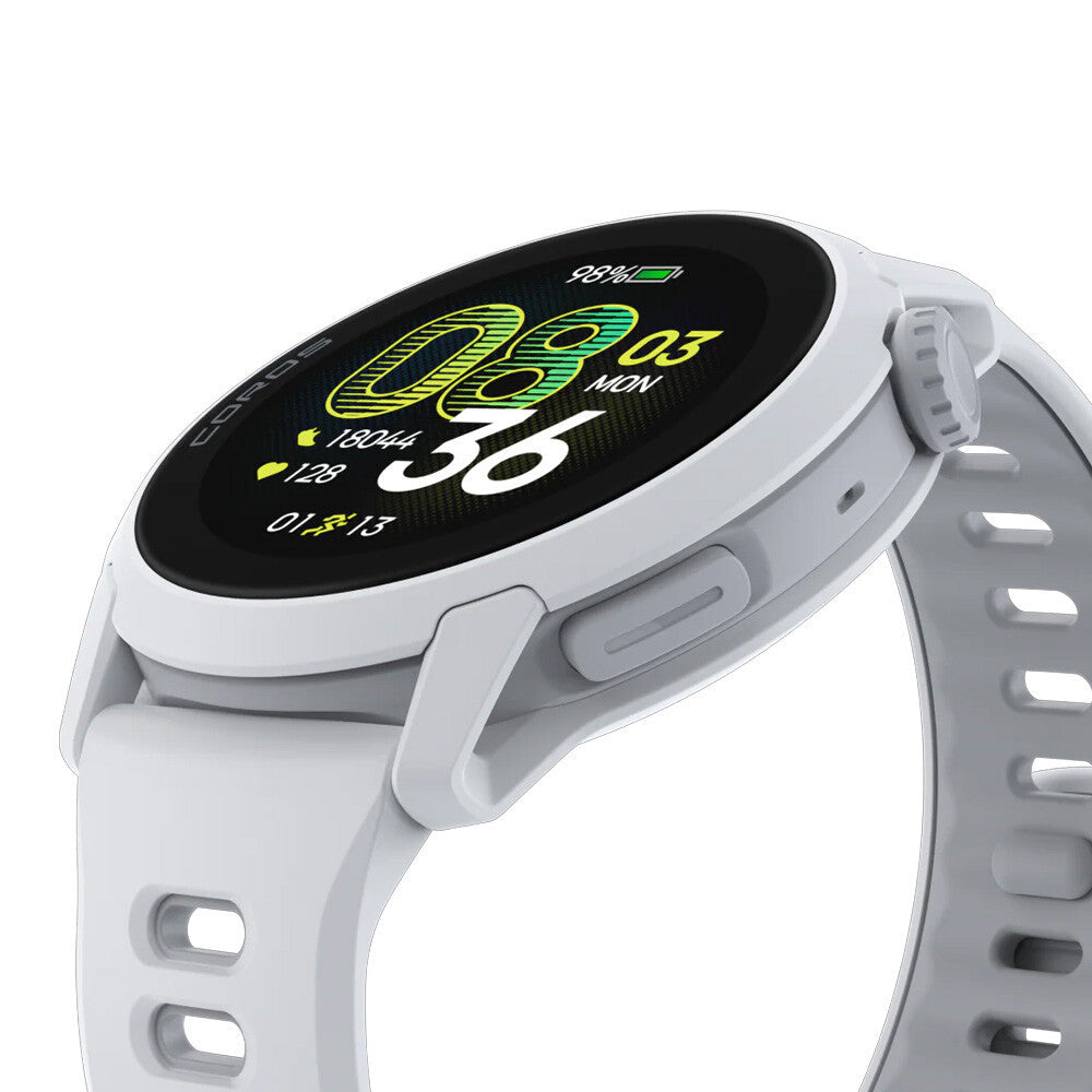 Coros PACE 4 Premium Multisport GPS Watch (Silicone Strap) - White
