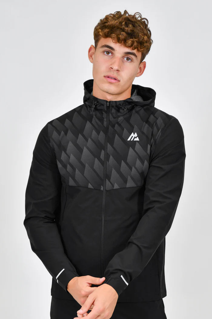 MONTIREX CHARGE PRINT TRACKSUIT - BLACK/ASPHALT