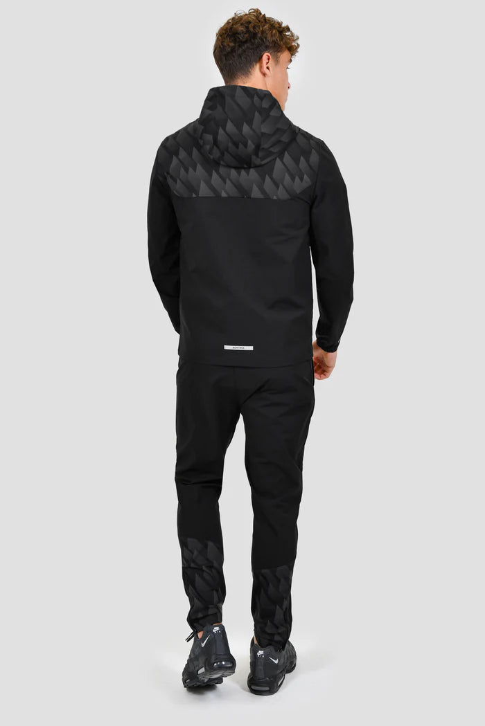 MONTIREX CHARGE PRINT TRACKSUIT - BLACK/ASPHALT