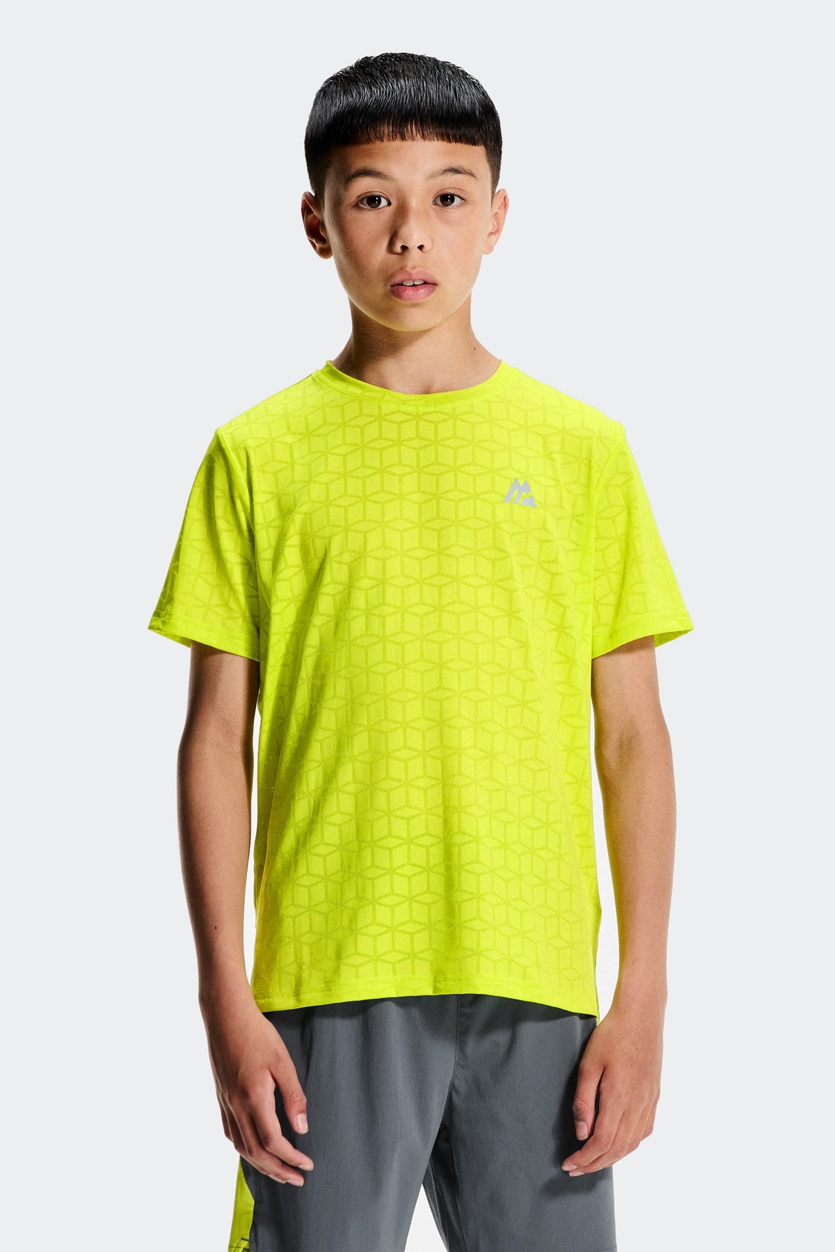 Montirex Junior Cube T-Shirt - Electric Lime