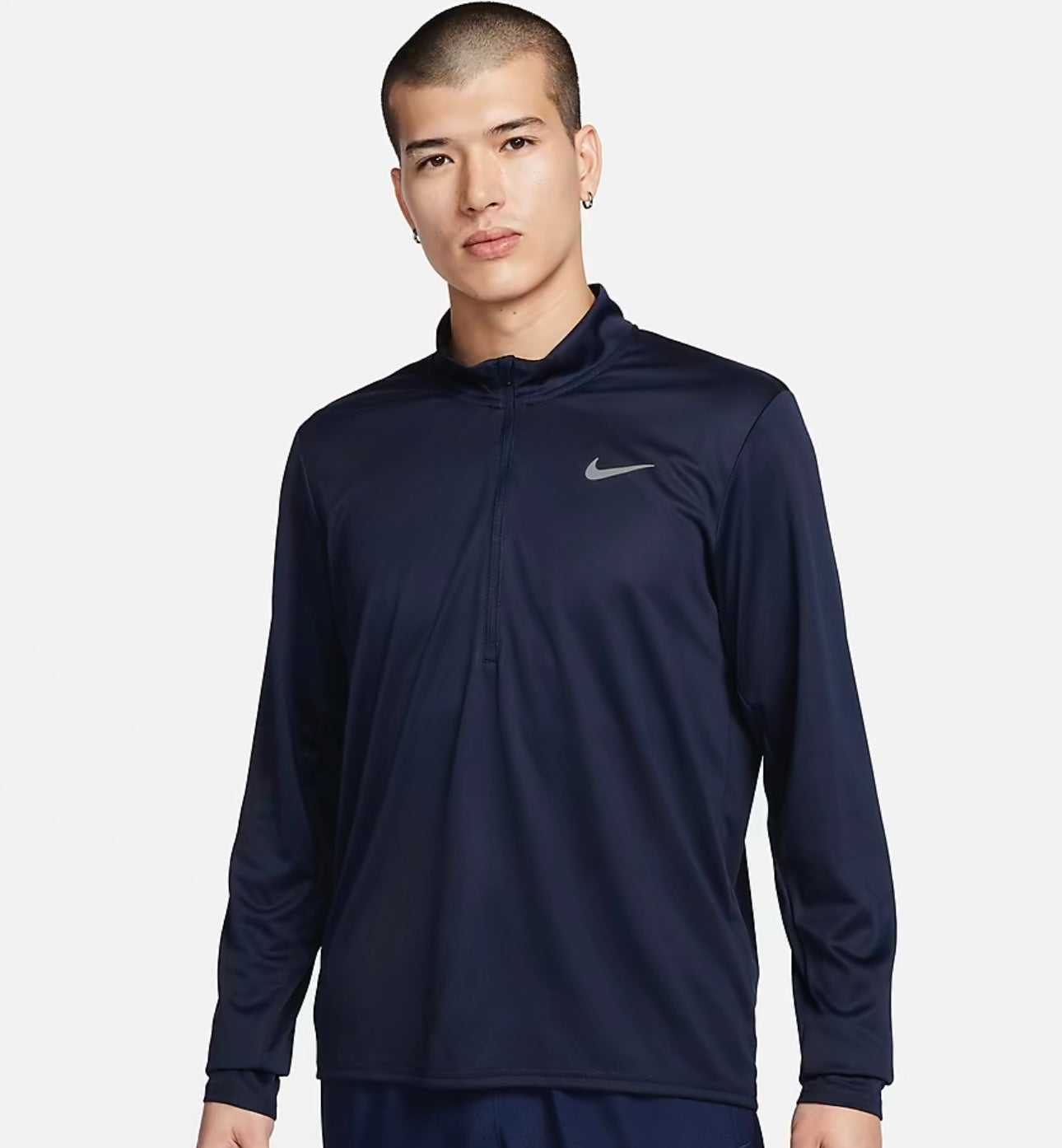 NIKE PACER 1/2 ZIP - OBSIDIAN