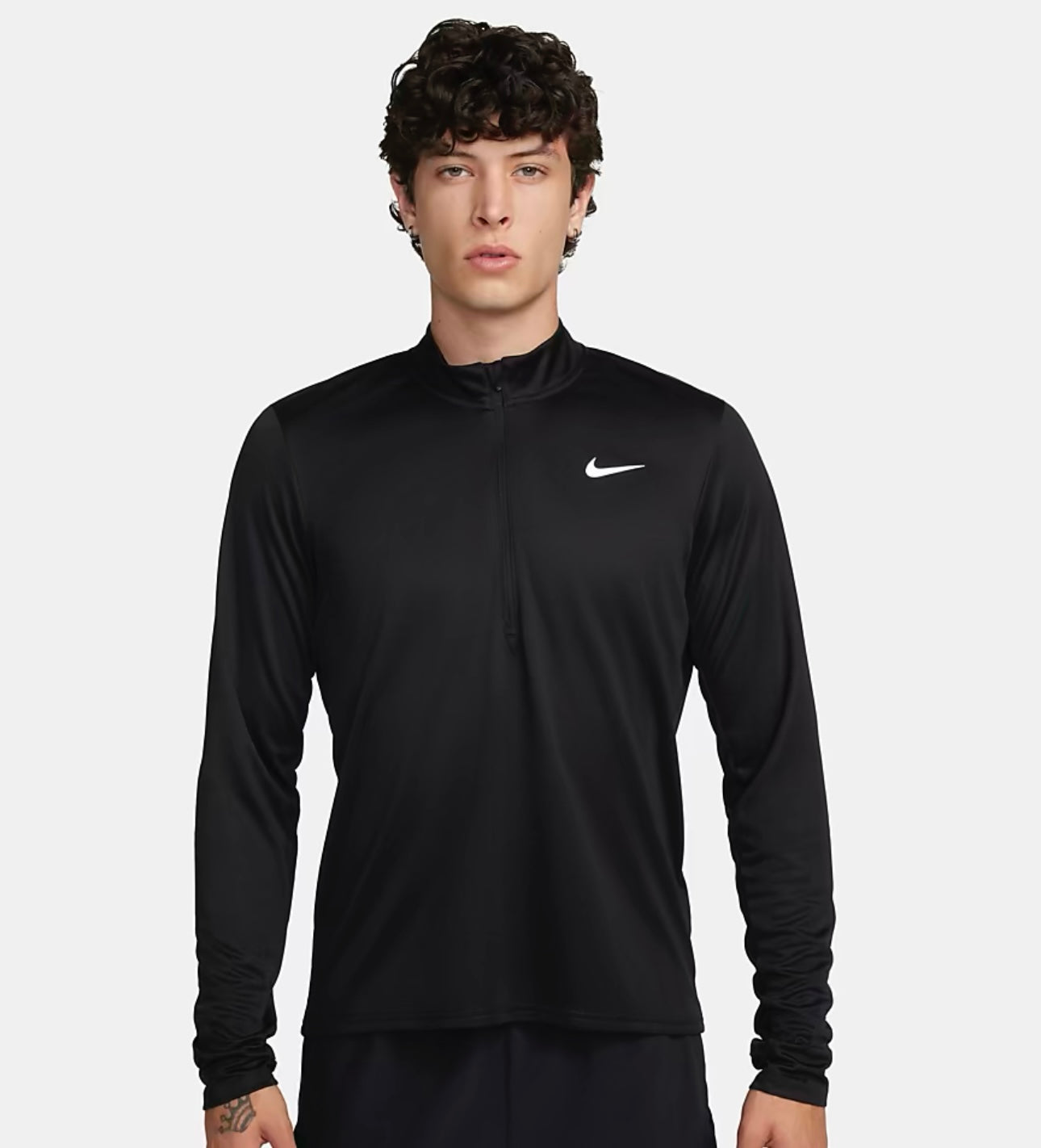 NIKE PACER 1/2 ZIP - BLACK