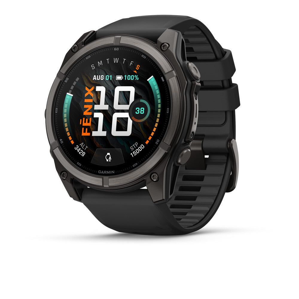 Garmin Fenix 9 Amoled Sapphire (47mm) GPS Watch - Carbon Grey Dlc Titanium