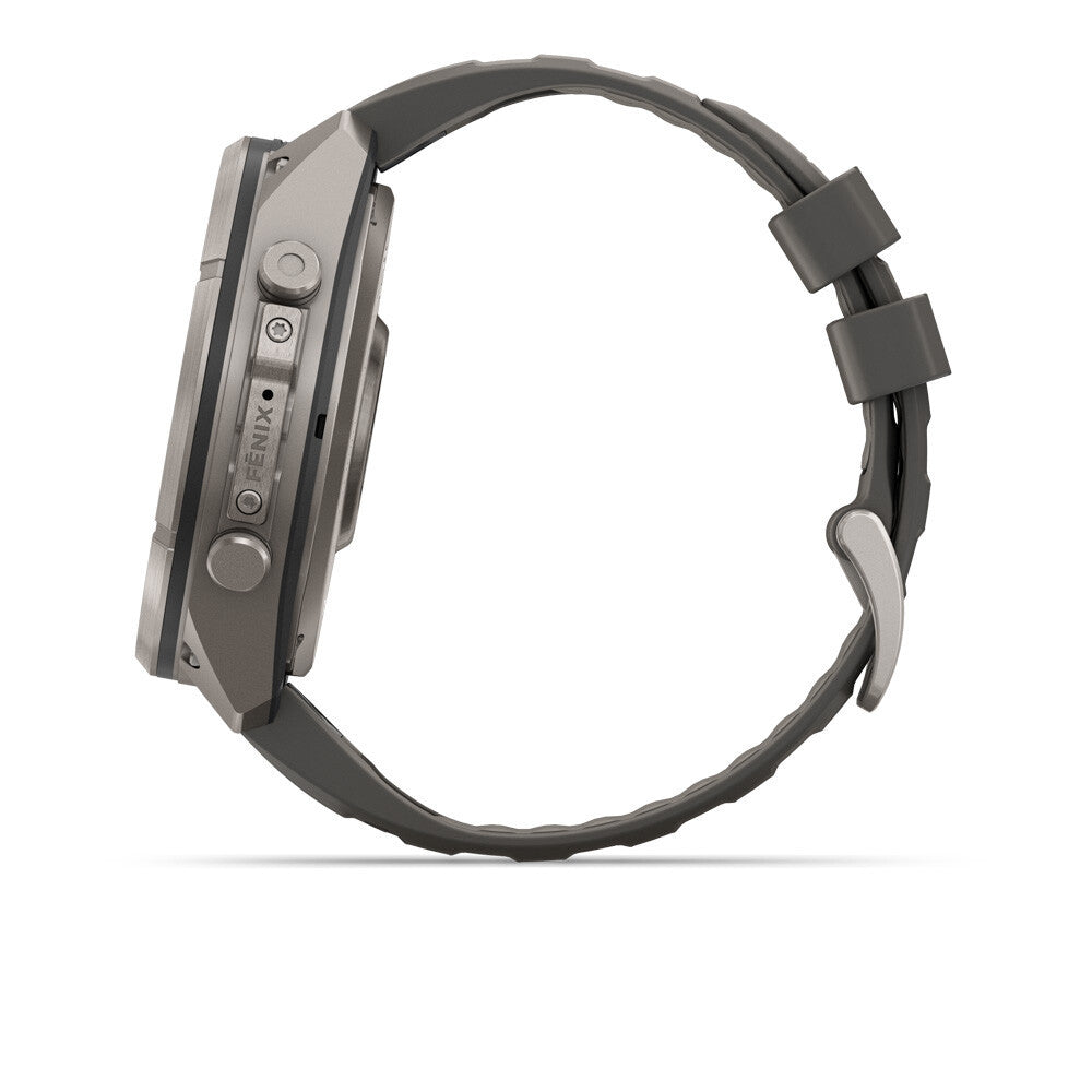 Garmin Fenix 9 Pro Solar inReach Sapphire (51mm) GPS Watch - Titanium/Pebble