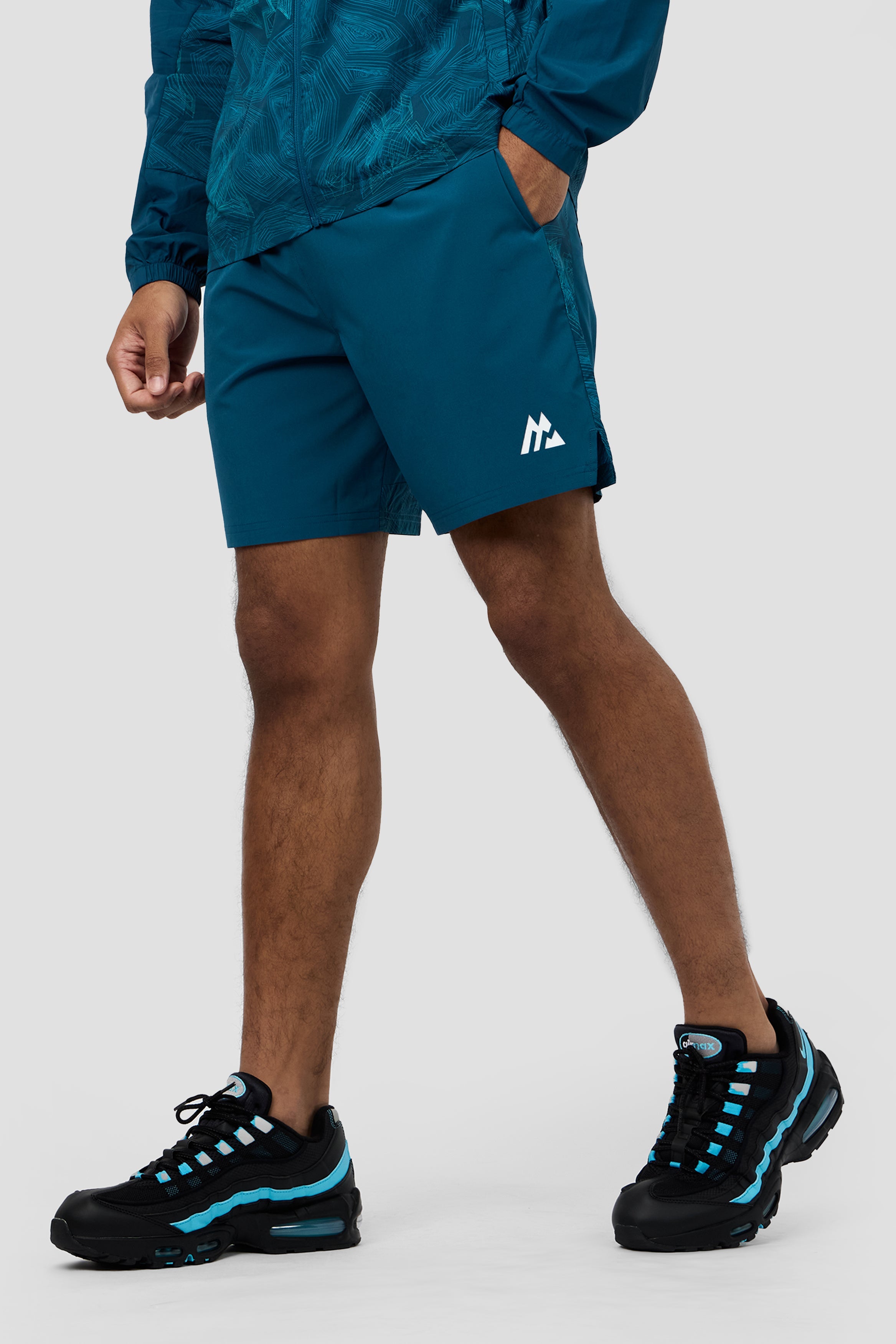 Montirex Geo M Print Short – Blue