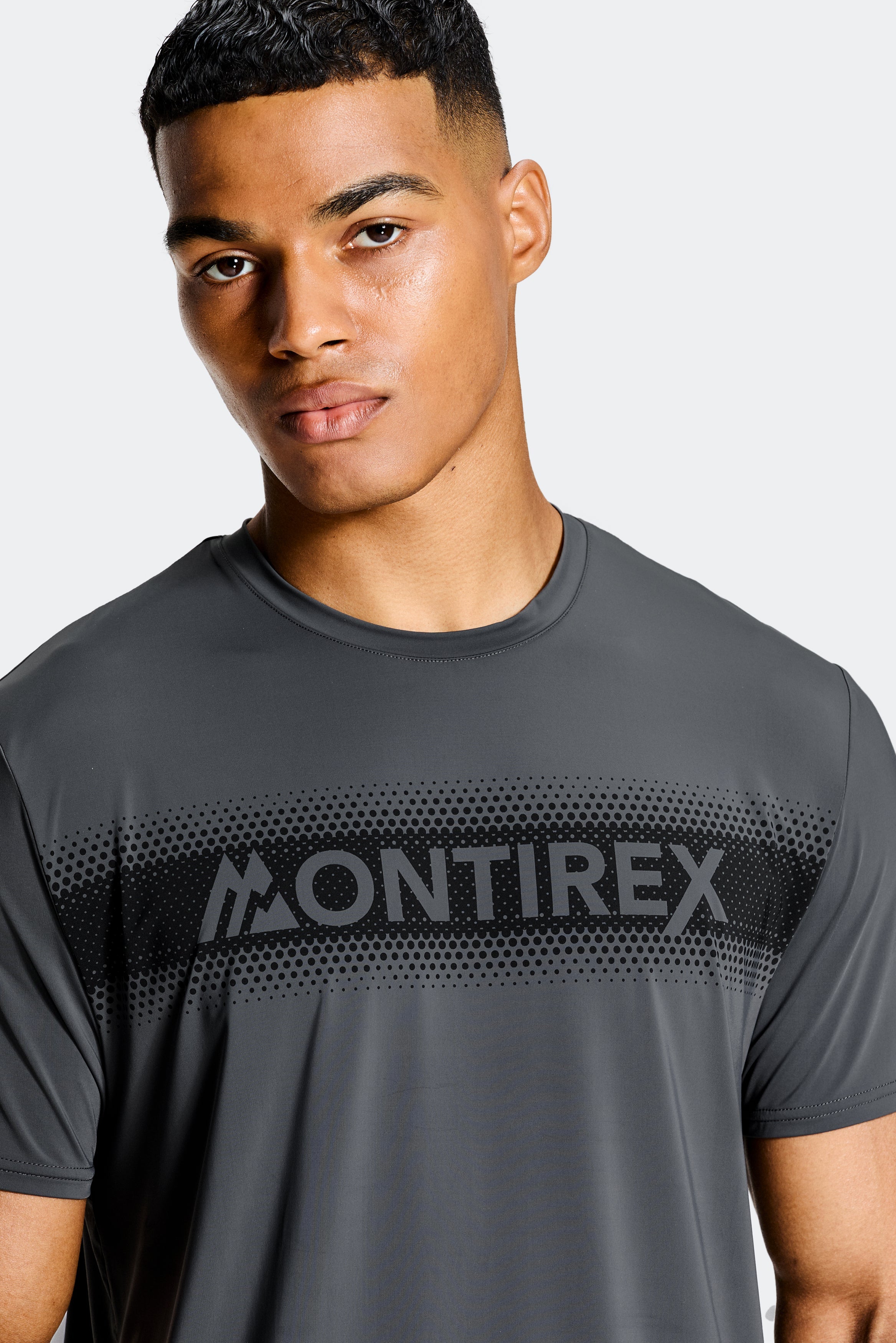 Montirex Pixel T-Shirt Gray, Black
