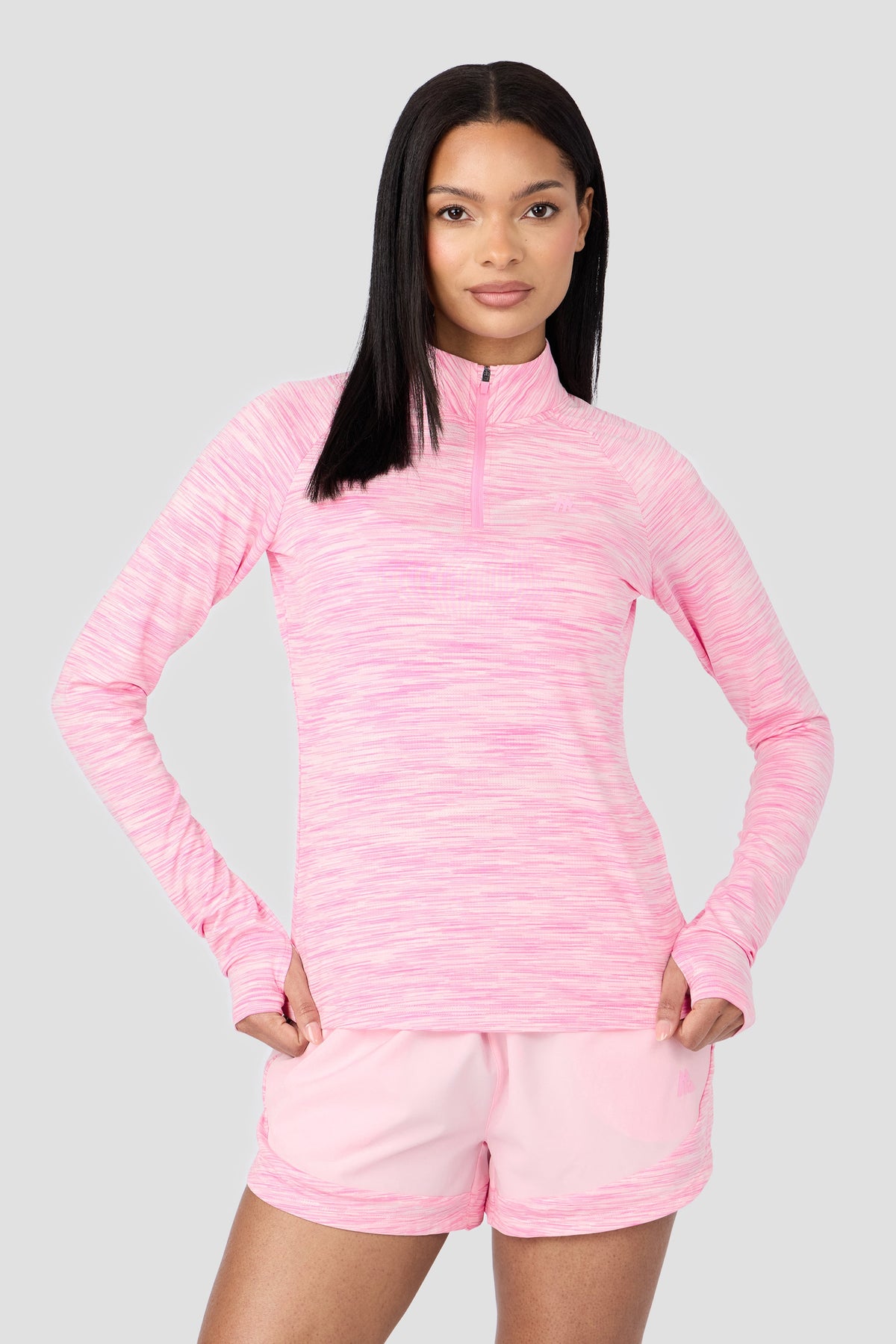 Montirex Women's Trail 1/4 Zip - Pink