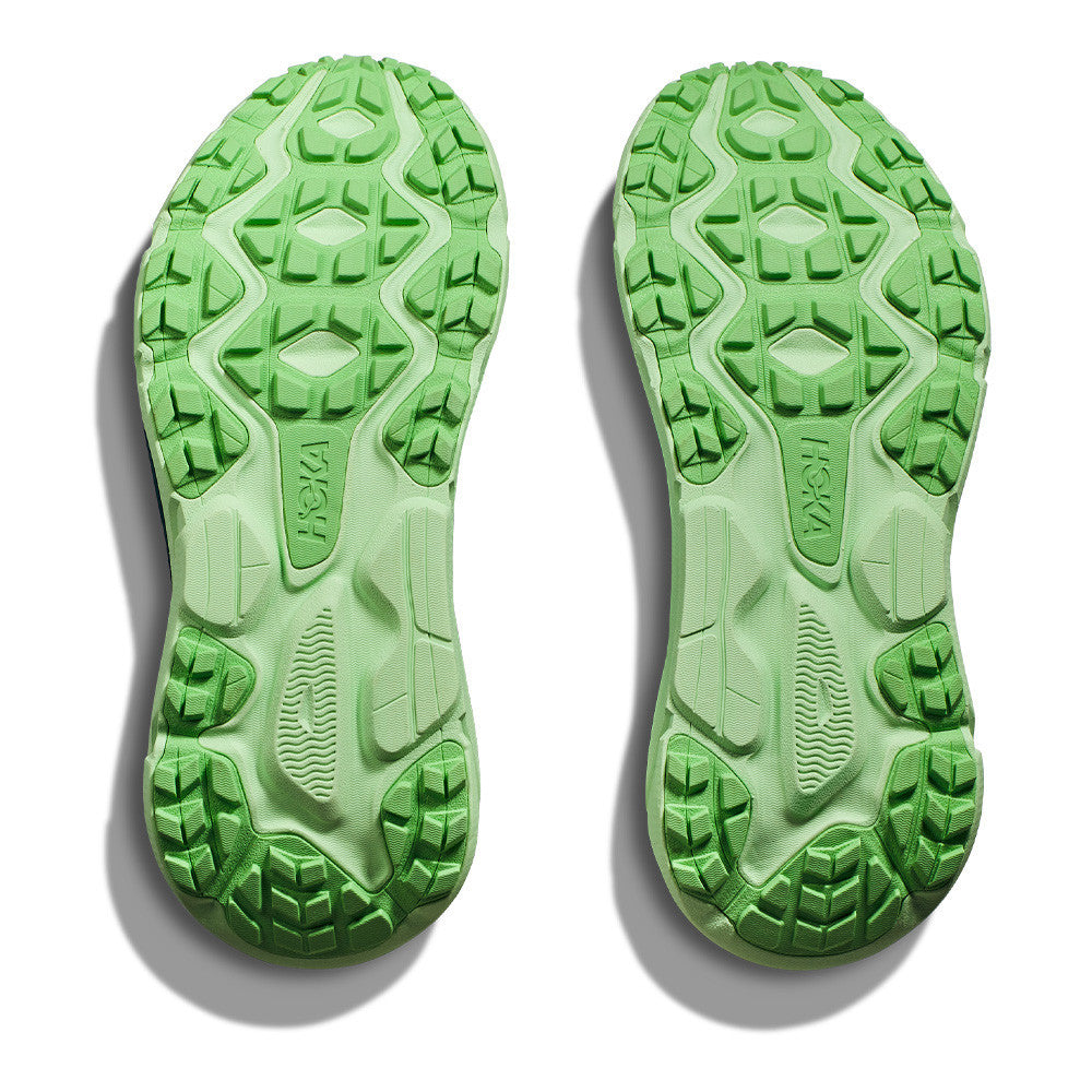 HOKA Challenger 7 Women's Trail Running Shoes - Ocean Mist/Lime Glow