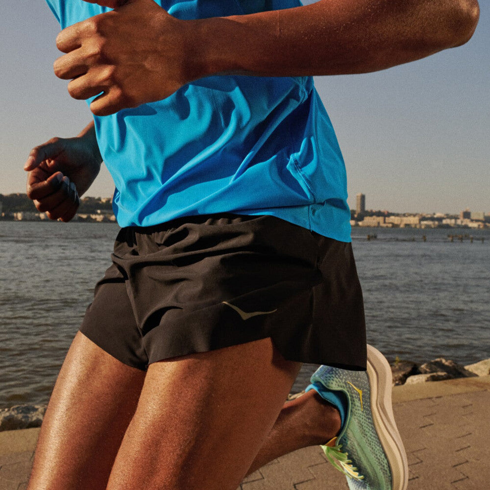HOKA Men's Race Day Split Running Shorts - Black