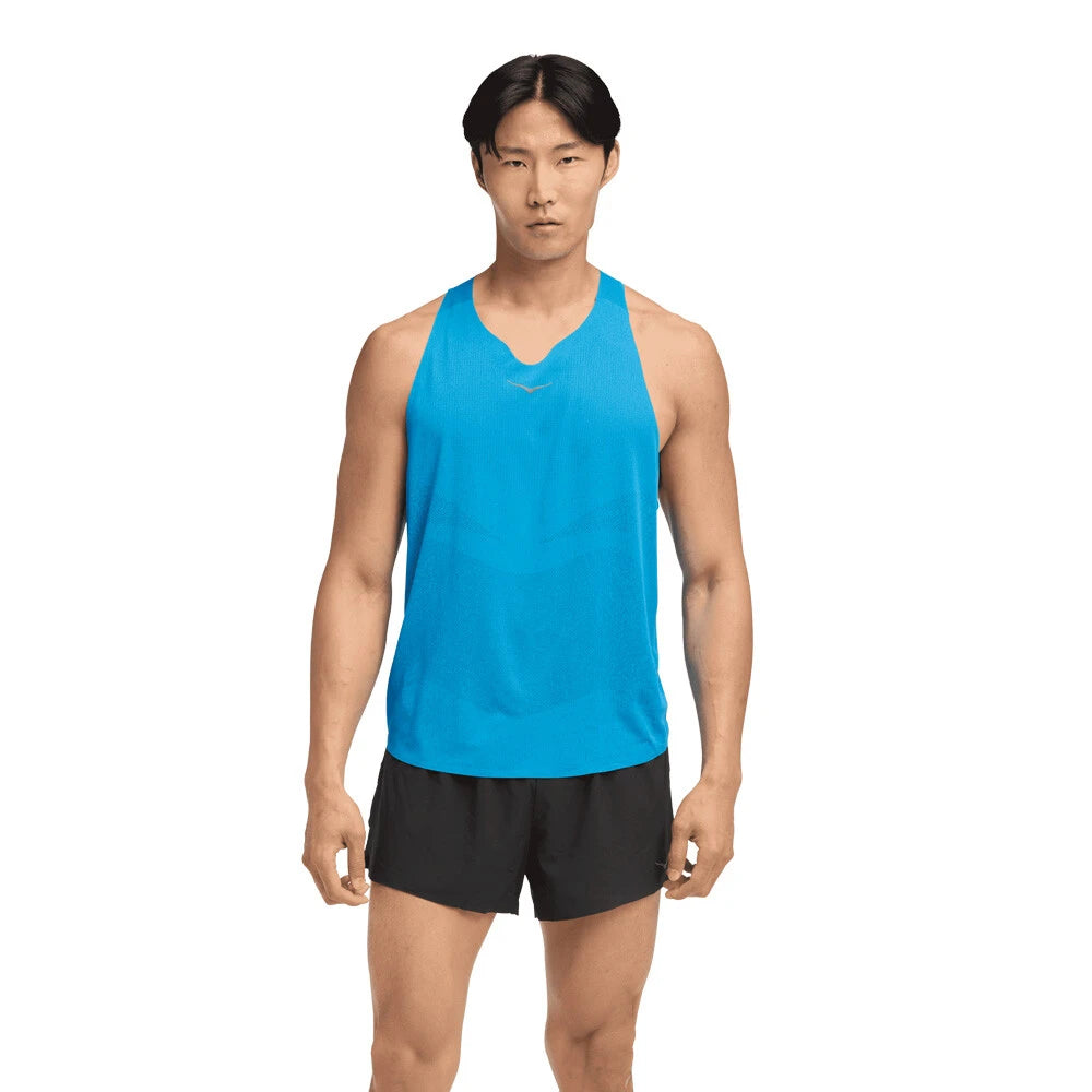 HOKA Race Day Men's Running Vest - Hoka Blue