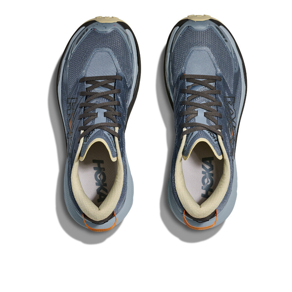 HOKA Mafate 5 Men's Trail Running Shoes - Mineral Blue/Washed Blue