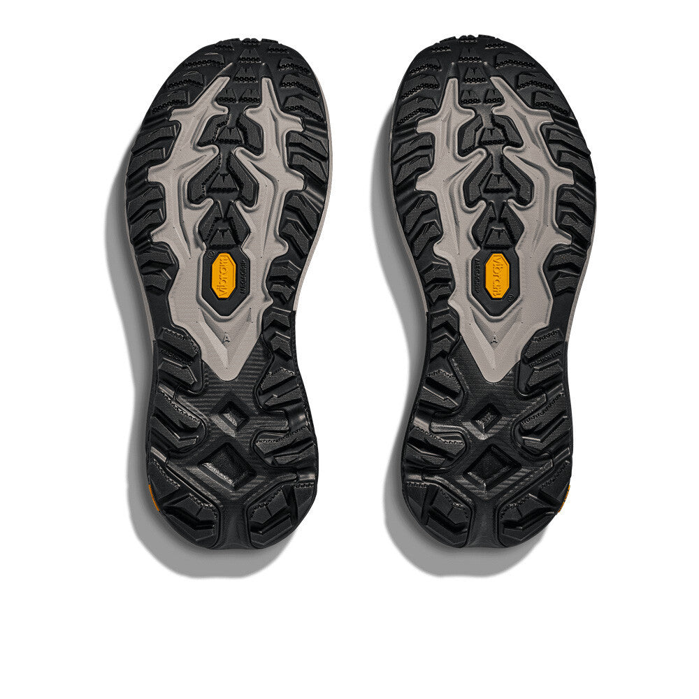 HOKA Mafate 5 Men's Trail Running Shoes - Cement/Black
