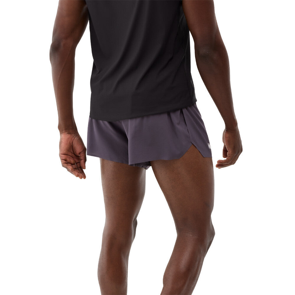 HOKA Race Day Men's Split Shorts - Burgundy