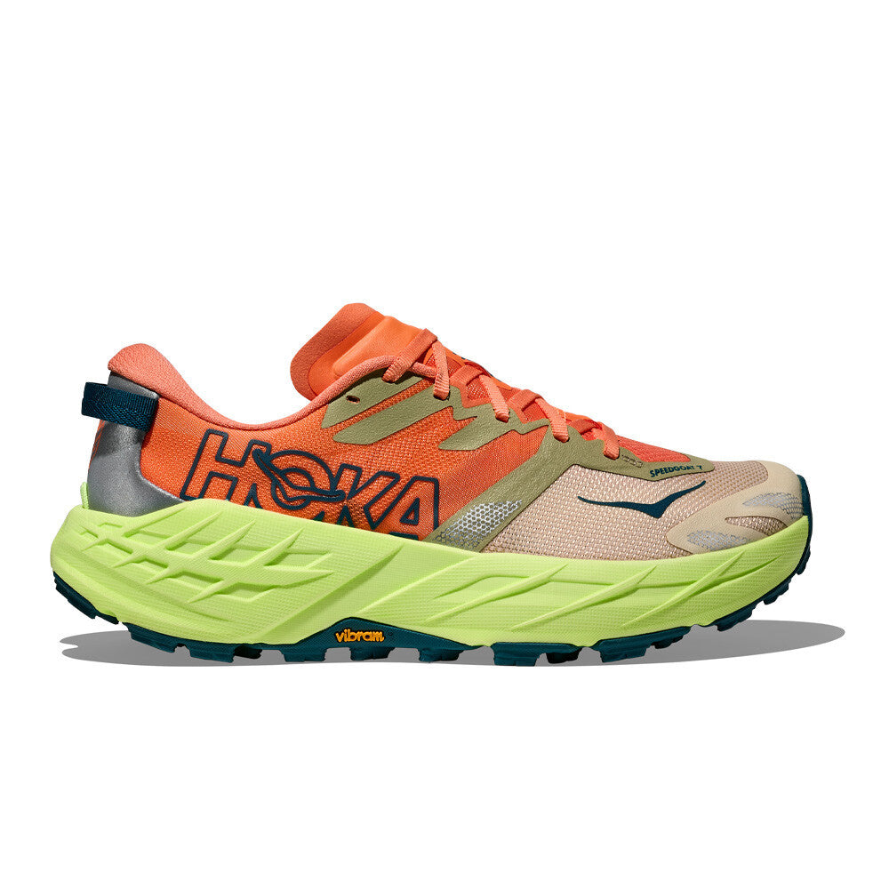 HOKA Speedgoat 7 Women's Trail Running Shoes - Persimmon/Neon Yuzu